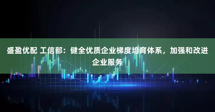 盛盈优配 工信部：健全优质企业梯度培育体系，加强和改进企业服务