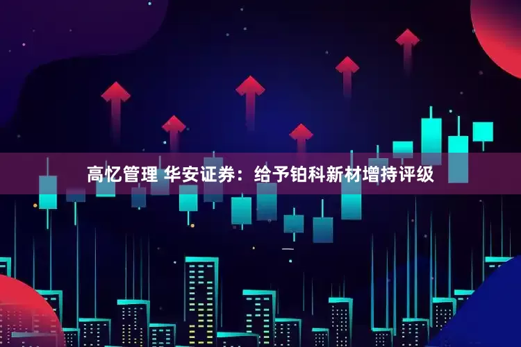 高忆管理 华安证券：给予铂科新材增持评级